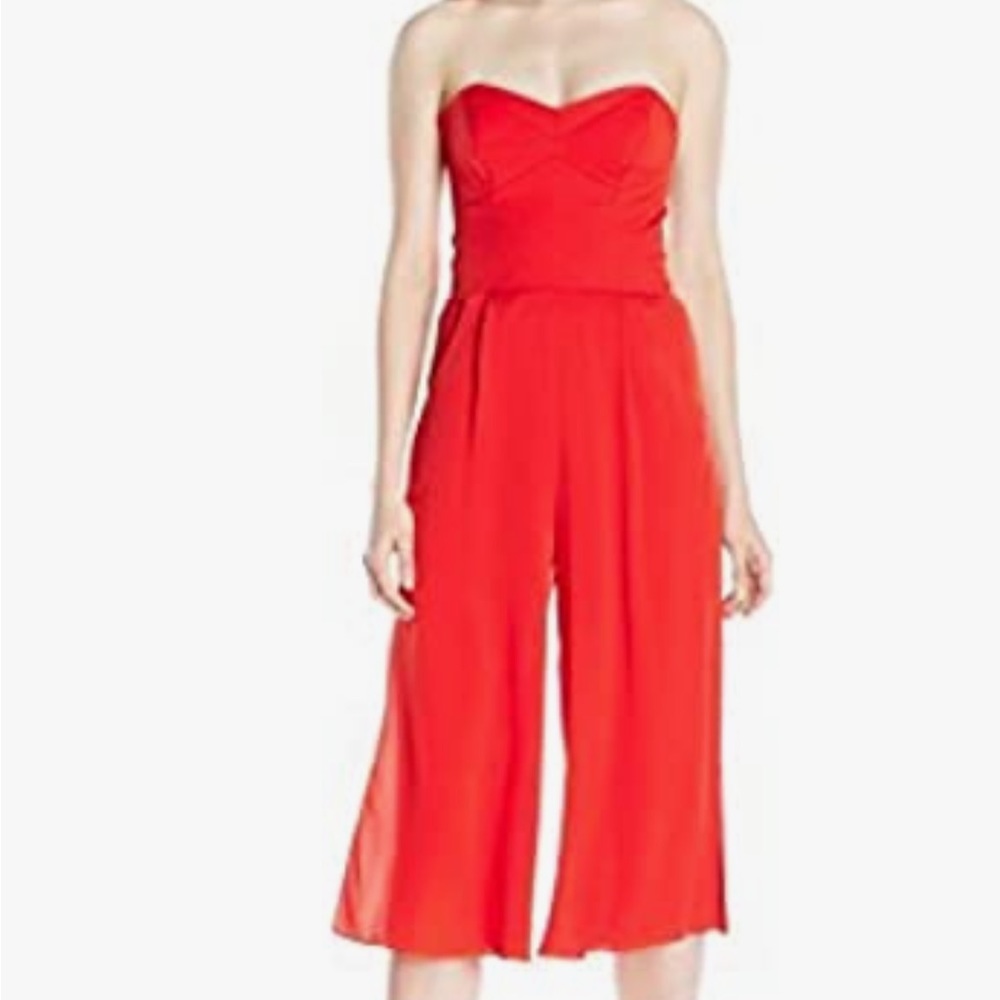 Milly strapless red dress size 12